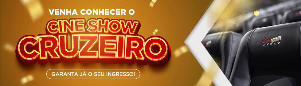 Banner notícia Inauguração Cine Show Cruzeiro