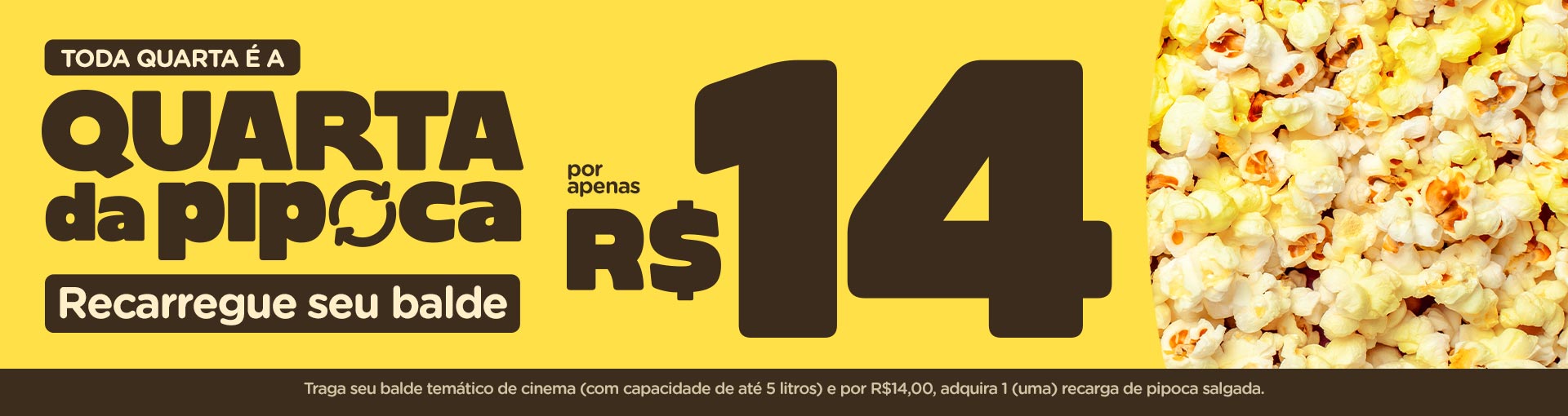 Banner: Recarga de Pipoca